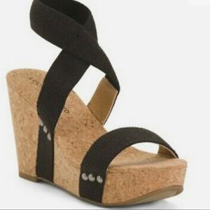 Lucky Brand cork wedges